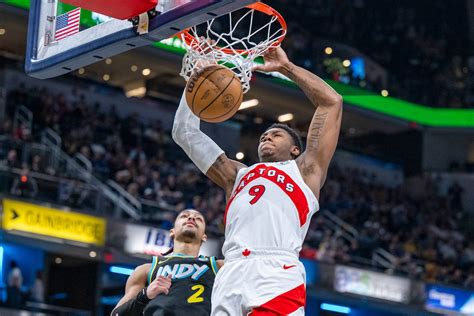 raptors vs pacers|Scottie Barnes records his 4th triple.
